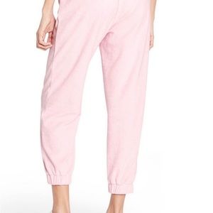 NWT Stoney Clover x Target ankle terry jogger pant light pink
